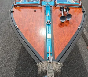 Classic Electric Launch Speedboat refurbished  for sale