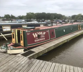 Wolf, a 57ft Traditional Stern Narrowboat for sale